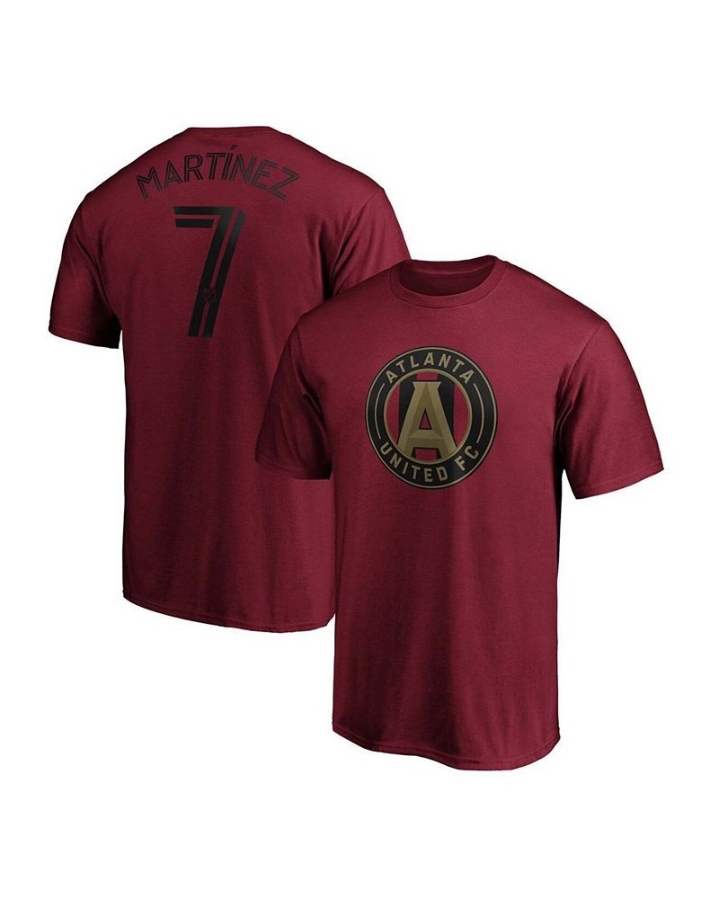 Men's Josef Martinez Red Atlanta United FC Authentic Stack Name and Number T-shirt $17.64 T-Shirts