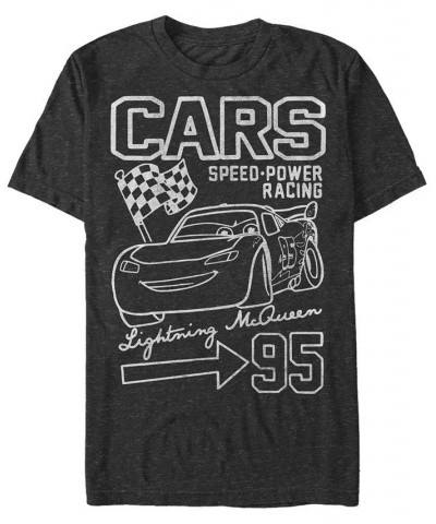 Men's Vroom Short Sleeve Crew T-shirt Black $14.35 T-Shirts