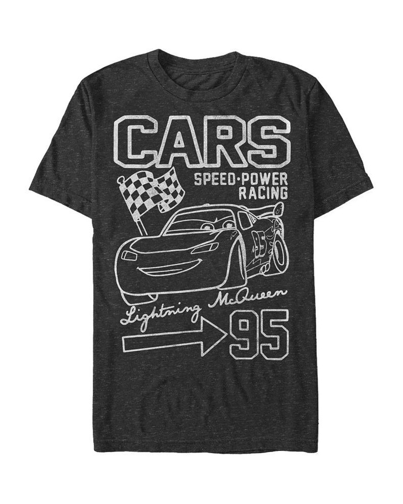 Men's Vroom Short Sleeve Crew T-shirt Black $14.35 T-Shirts