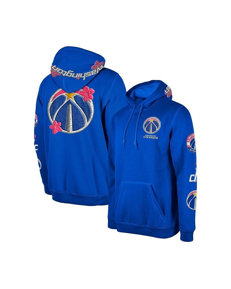 Men's Royal Washington Wizards 2022/23 City Edition Elite Pack Pullover Hoodie $49.44 Sweatshirt