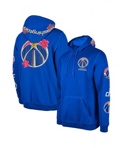 Men's Royal Washington Wizards 2022/23 City Edition Elite Pack Pullover Hoodie $49.44 Sweatshirt