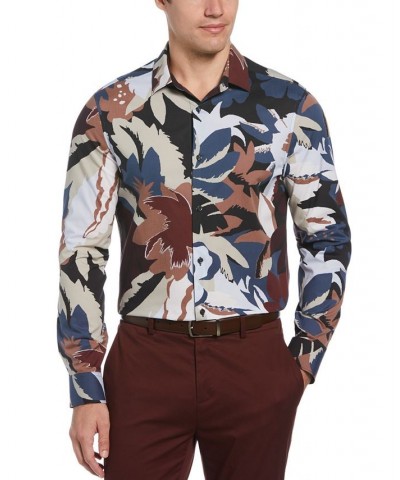 Men's Large Floral-Print Shirt Blue $43.78 Shirts