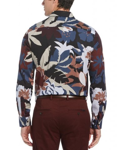 Men's Large Floral-Print Shirt Blue $43.78 Shirts