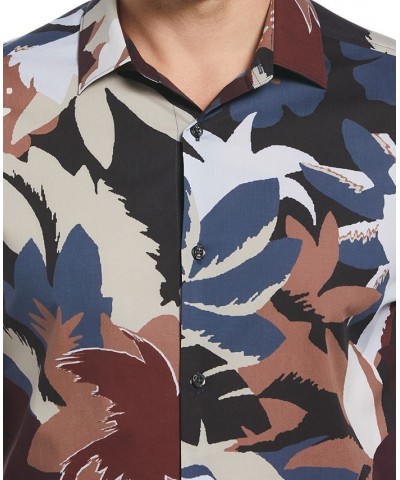 Men's Large Floral-Print Shirt Blue $43.78 Shirts