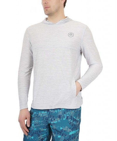 Men's Wayfinder Sun Protection Hoodie Gray $24.50 Sweatshirt