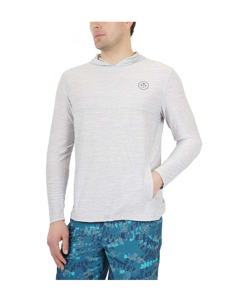 Men's Wayfinder Sun Protection Hoodie Gray $24.50 Sweatshirt