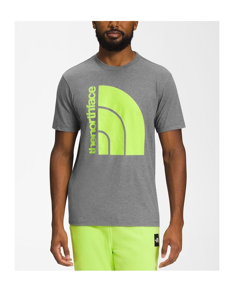 Men's Jumbo Half-Dome Logo T-Shirt Gray $24.00 T-Shirts