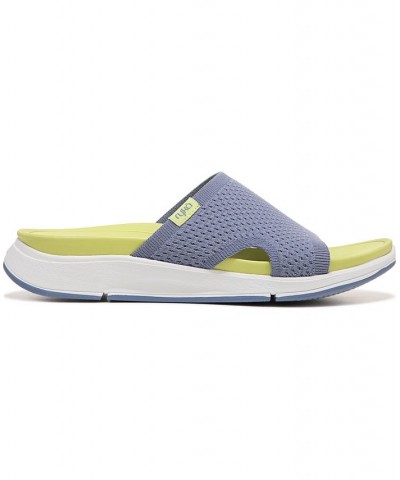 Women's Triumph Slide Sandals Blue $39.60 Shoes