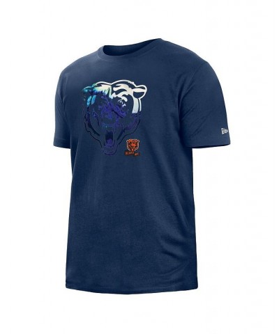 Men's Navy Chicago Bears 2022 Sideline Ink Dye T-shirt $19.97 T-Shirts