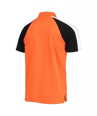 Men's Orange, White Denver Broncos Holden Raglan Polo Shirt $28.52 Polo Shirts