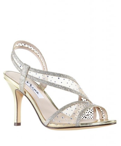 Women's Valeda Evening Sandals Ivory/Cream $46.87 Shoes