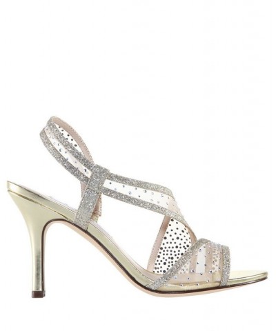 Women's Valeda Evening Sandals Ivory/Cream $46.87 Shoes