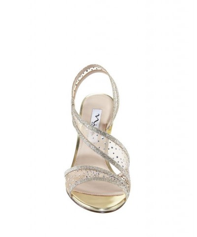 Women's Valeda Evening Sandals Ivory/Cream $46.87 Shoes