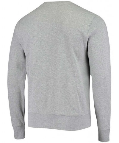 Men's Heathered Gray Tampa Bay Buccaneers Imprint Headline Historic Logo Fleece Pullover Sweatshirt $23.46 Sweatshirt