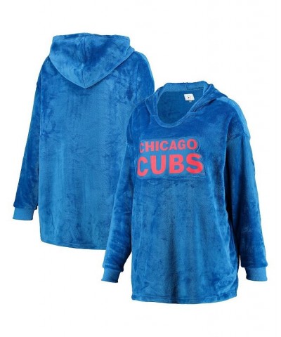 Men's Royal Chicago Cubs Wordmark Oversized Pullover Hoodie $30.59 Sweatshirt