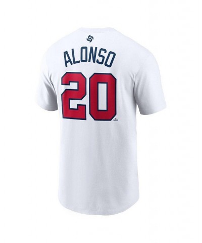 Men's Pete Alonso White USA Baseball 2023 World Baseball Classic Name and Number T-shirt $26.99 T-Shirts