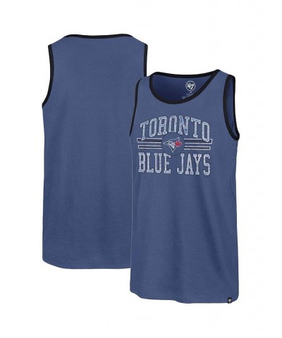 Men's Royal Toronto Blue Jays Winger Franklin Tank Top $25.43 T-Shirts