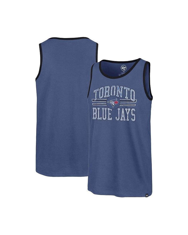 Men's Royal Toronto Blue Jays Winger Franklin Tank Top $25.43 T-Shirts