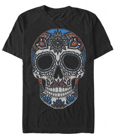 Men's Henna Short Sleeve Crew T-shirt Black $19.24 T-Shirts