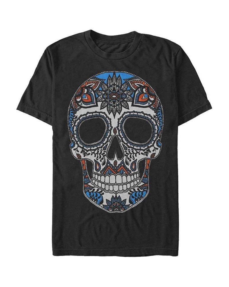 Men's Henna Short Sleeve Crew T-shirt Black $19.24 T-Shirts