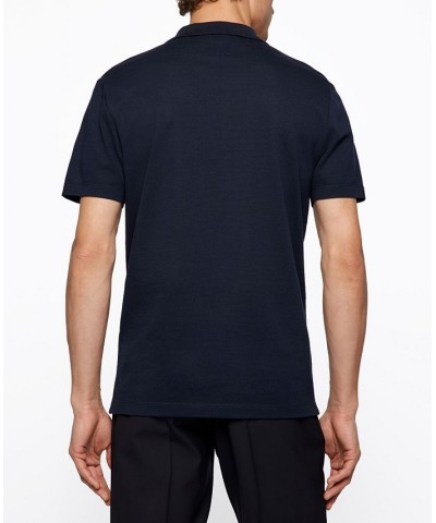 BOSS Men's Slim-Fit Polo Shirt Blue $62.40 Polo Shirts