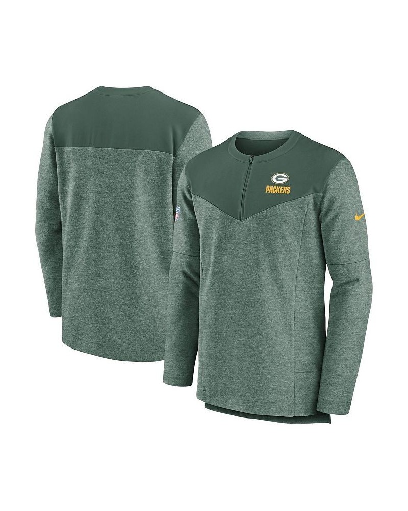 Men's Green Green Bay Packers Sideline Lockup Performance Quarter-zip Jacket $46.55 Jackets