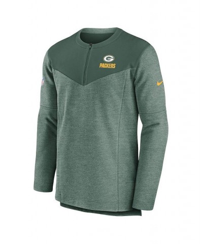 Men's Green Green Bay Packers Sideline Lockup Performance Quarter-zip Jacket $46.55 Jackets