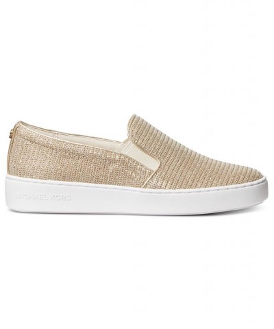 Women's Keaton Slip-On Sneakers Gold $34.88 Shoes