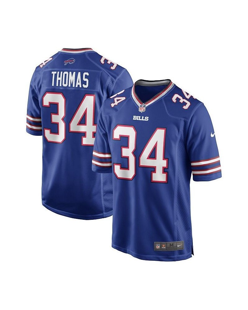 Men's Thurman Thomas Royal Buffalo Bills Game Retired Player Jersey $49.00 Jersey