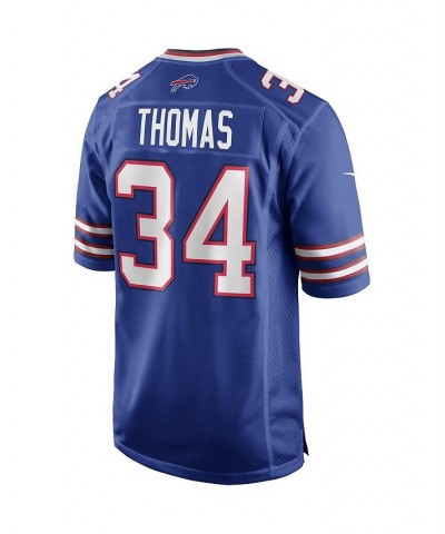 Men's Thurman Thomas Royal Buffalo Bills Game Retired Player Jersey $49.00 Jersey