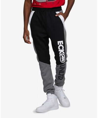 Men's Color Block Smooth Curves Fleece Jogger PD03 $34.00 Pants