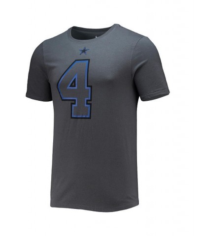 Men's Dak Prescott Black Dallas Cowboys Player Name and Number T-shirt $26.09 T-Shirts