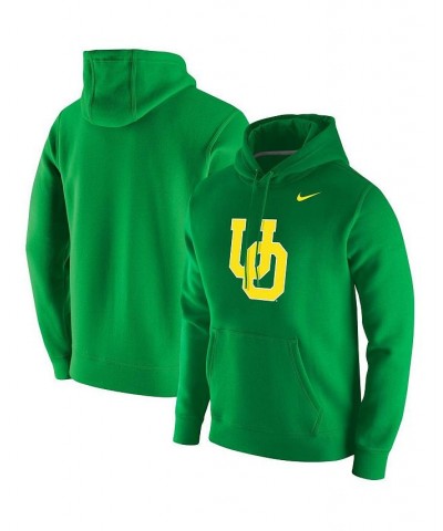 Men's Green Oregon Ducks Vintage-Like School Logo Pullover Hoodie $42.50 Sweatshirt