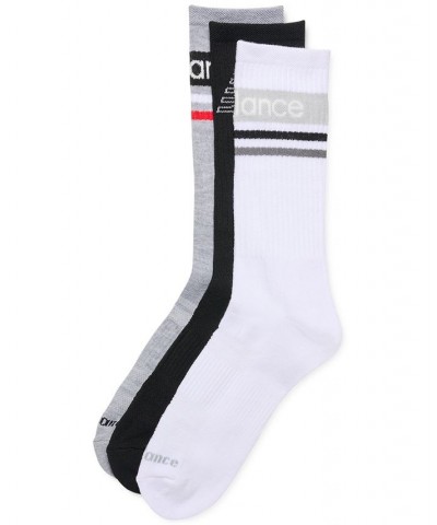 Men's 3-Pk. Crew Socks Multi $9.38 Socks