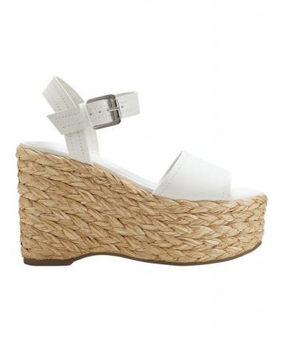 Women's Burian Espadrille Wedge Dress Sandals Tan/Beige $39.24 Shoes