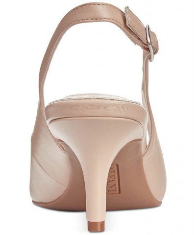 Women's Step 'N Flex Babbsy Pointed-Toe Slingback Pumps Tan/Beige $42.96 Shoes