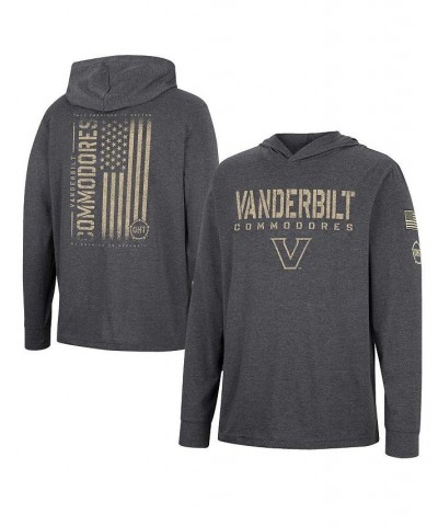 Men's Charcoal Vanderbilt Commodores Team OHT Military-Inspired Appreciation Hoodie Long Sleeve T-shirt $32.44 T-Shirts