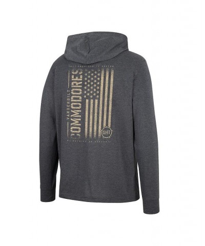 Men's Charcoal Vanderbilt Commodores Team OHT Military-Inspired Appreciation Hoodie Long Sleeve T-shirt $32.44 T-Shirts