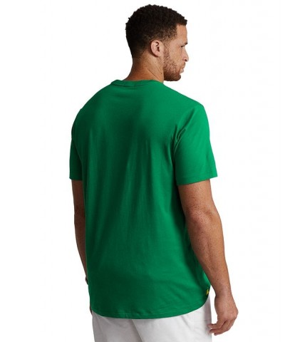 Men's Big & Tall Stacked-Logo Jersey T-Shirt Green $36.75 T-Shirts