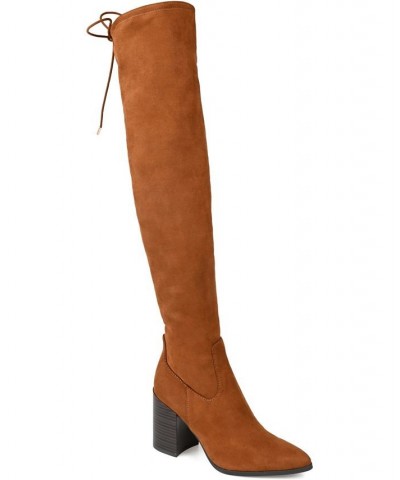 Women's Paras Wide Calf Boots PD02 $67.20 Shoes