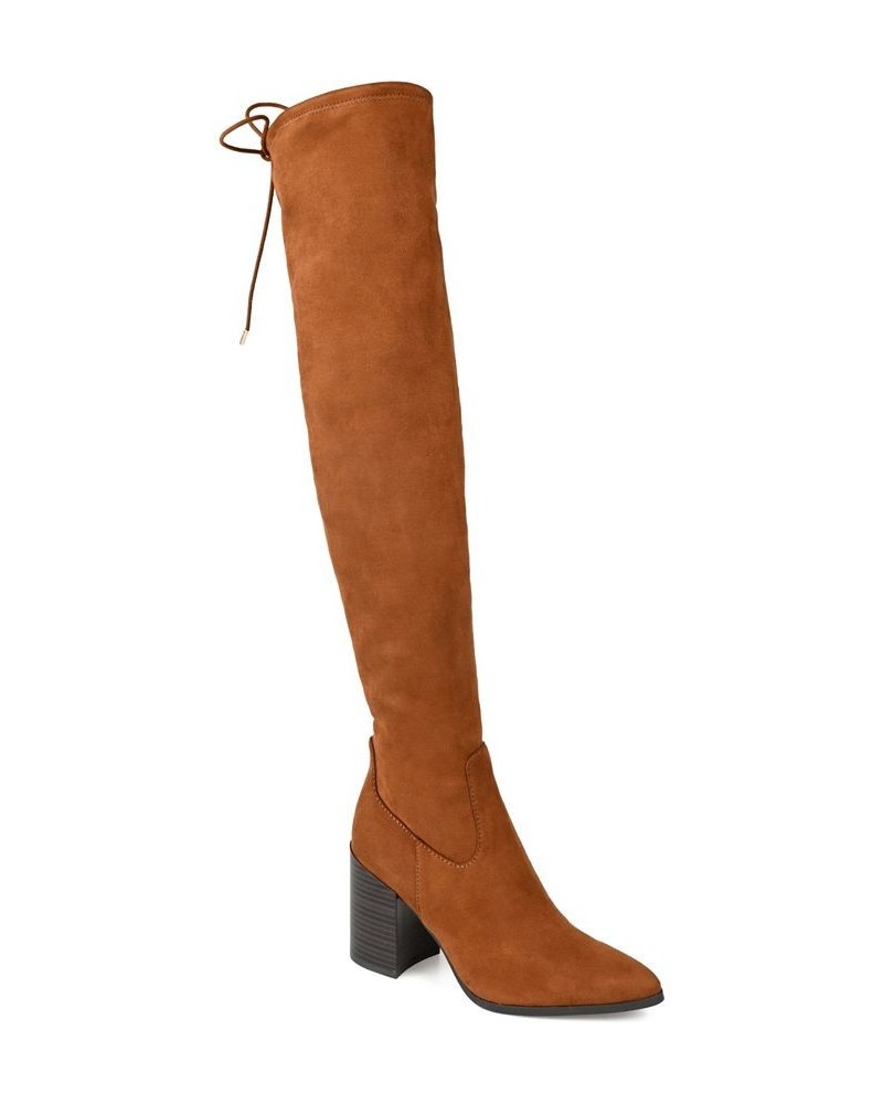 Women's Paras Wide Calf Boots PD02 $67.20 Shoes