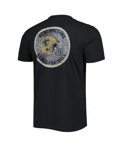 Men's Black New Orleans Saints Open Field Franklin T-shirt $18.04 T-Shirts