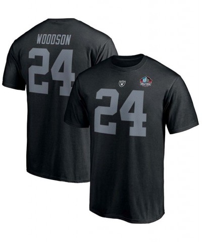 Men's Charles Woodson Black Las Vegas Raiders NFL Hall of Fame Class of 2021 Name and Number T-shirt $19.03 T-Shirts