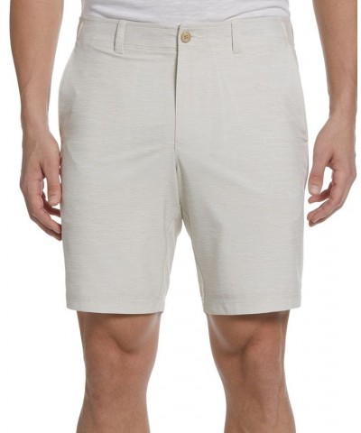 Men's Hybrid Plainweave Casual Stretch Shorts White $24.78 Shorts