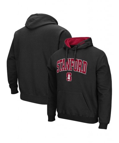 Men's Black Stanford Cardinal Arch Logo 3.0 Pullover Hoodie $30.59 Sweatshirt