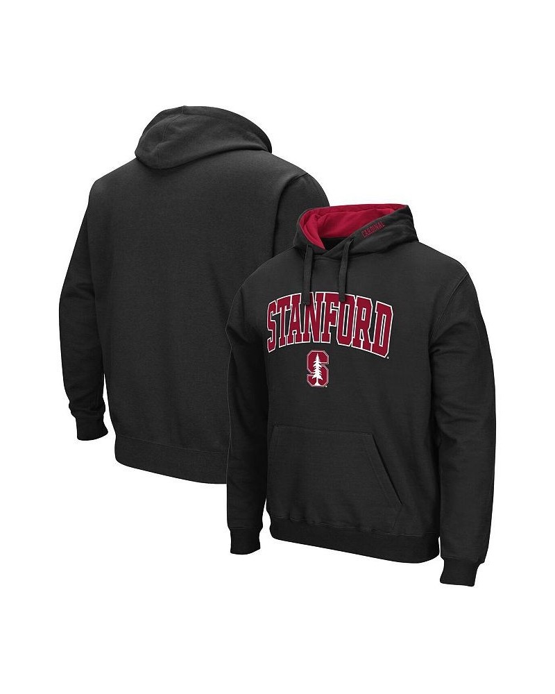 Men's Black Stanford Cardinal Arch Logo 3.0 Pullover Hoodie $30.59 Sweatshirt