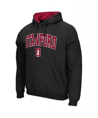 Men's Black Stanford Cardinal Arch Logo 3.0 Pullover Hoodie $30.59 Sweatshirt