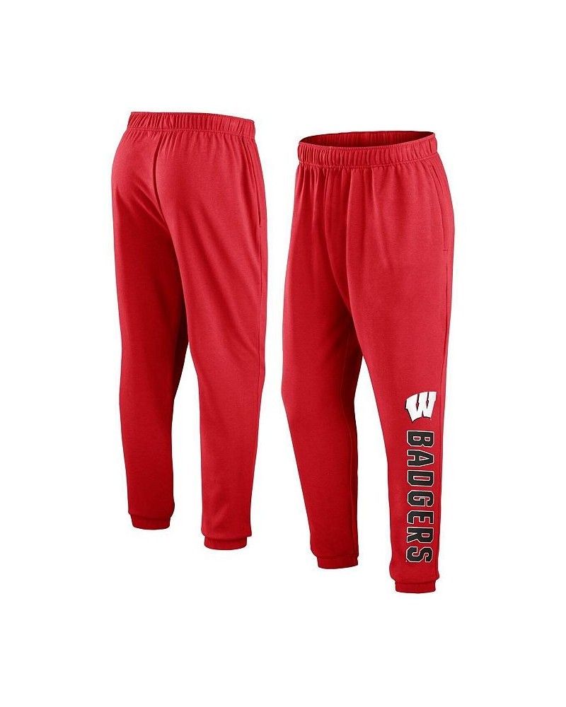 Men's Branded Red Wisconsin Badgers Root For Home Fleece Sweatpants $20.00 Pants