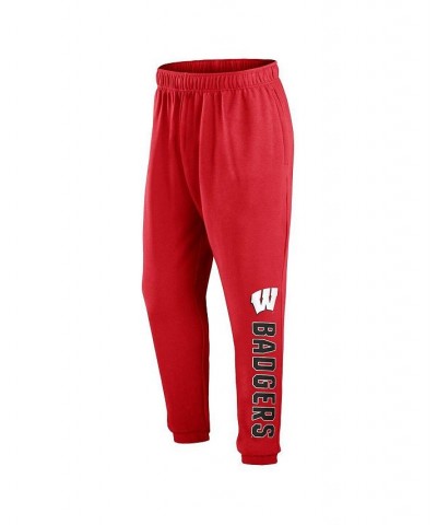 Men's Branded Red Wisconsin Badgers Root For Home Fleece Sweatpants $20.00 Pants