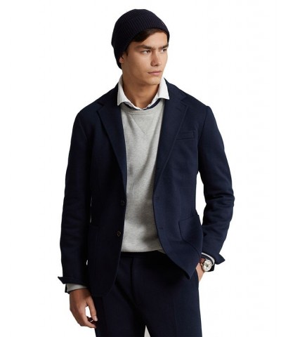 Men's Polo Soft Double-Knit Suit Jacket Blue $85.14 Blazers